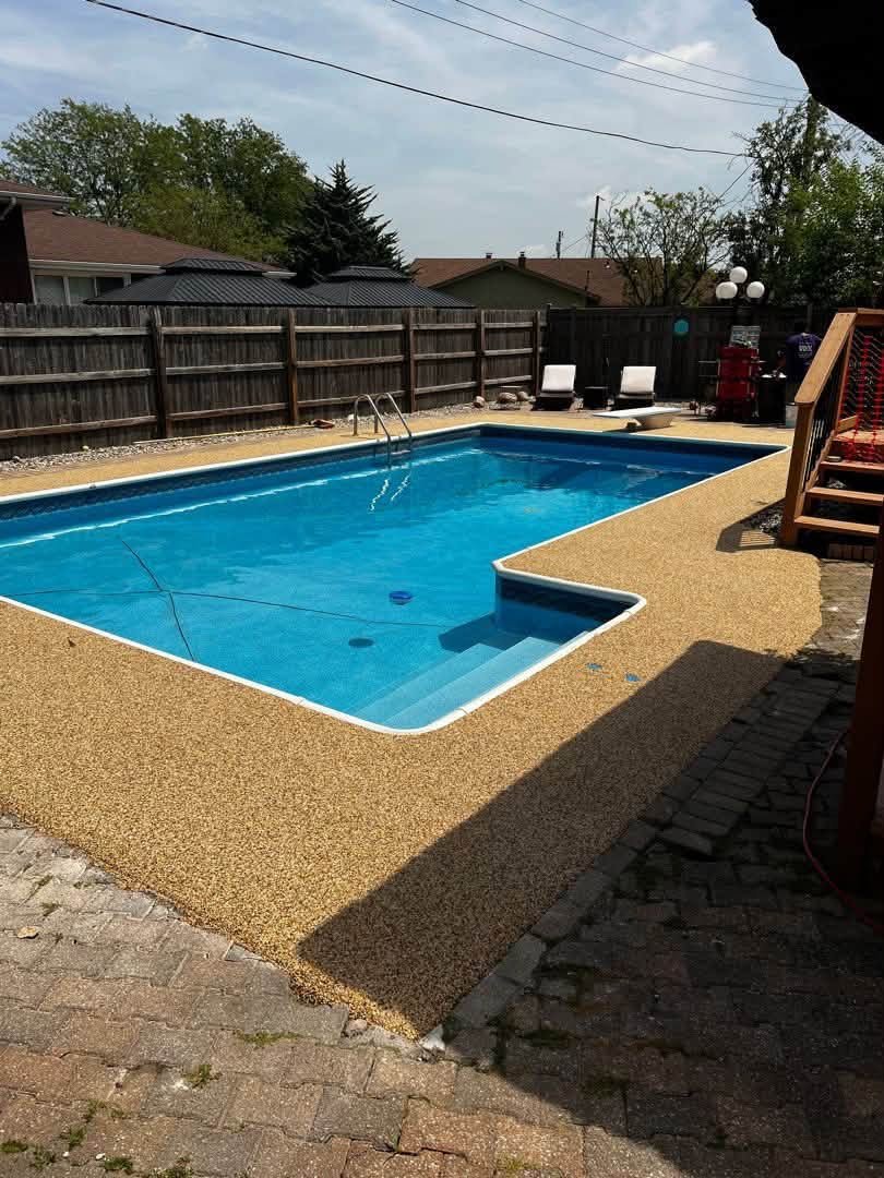 Pool Deck Resurfacing transformation